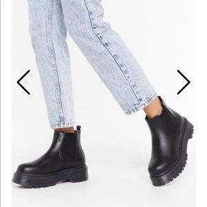 Kicking and Screaming Faux leather Chelsea boot